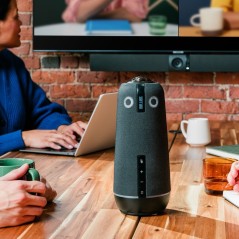 Owl Labs Meeting Owl 4 - Superior 360° Video Conferencing with 8 Microphones for Seamless Collaboration